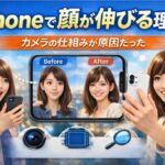 iPhoneで顔が伸びる理由｜カメラの仕組みが原因だった
